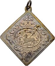 Medaille Klippe Regensburg ? Madonna Lamm Gottes  30 mm/  8,1 g Original  #BB427
