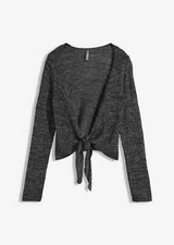 Strickbolero Gr. 52/54 Schwarz