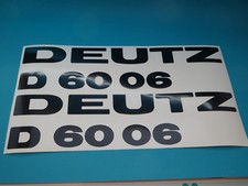 Deutz D 6006 Aufkleber Logo