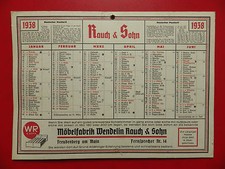 alter Kalender MÖBELFABRIK