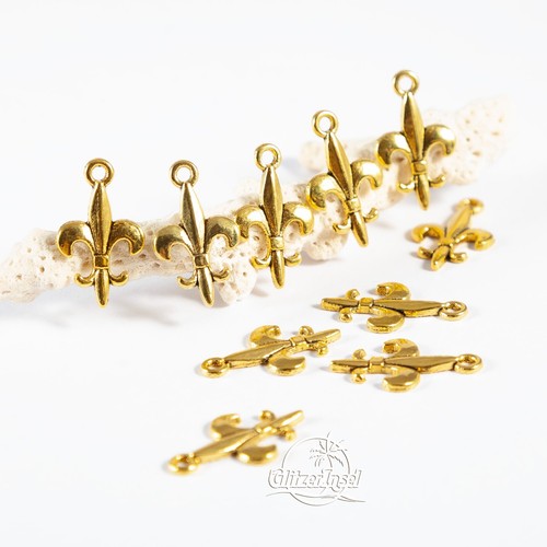 10x schmuck verbinder - fleur, de