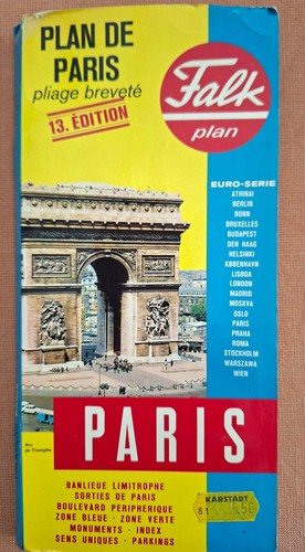 Falk plan paris - falk, paris,