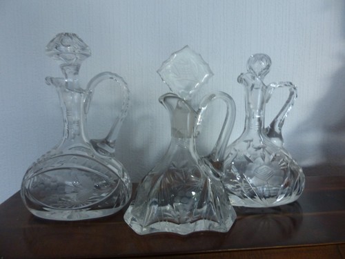 Glas karaffen antik - 3,