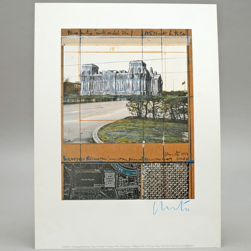 Christo farblithografie - christo,