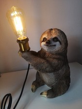Tierlampe Faultier 30 cm braun