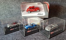 Schuco Konvolut - VW Käfer - Shelby AC Cobra 1965 - Porsche 356 & Carrera GT