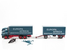 1:87 AWM Mercedes Benz Hängerzug Benntrans Spedition R201-35