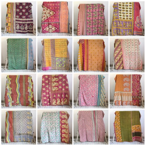 Vintage wende kantha decke - vintage,