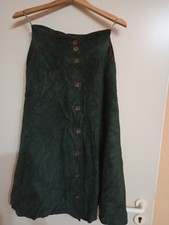 Trachtenrock Wildlederrock Gr.38  Dunkelgrün 
