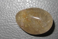 Rutilquarz trommelstein - rutilquarz,