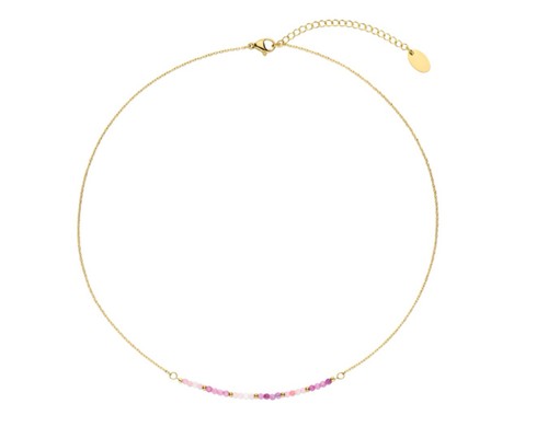 Collier edelstahl 18k - 18k, opale