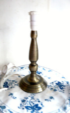 XENOS Lampenfuß Tischlampe E14 Metall silber H -26cm. - OHNE Lampenschirm -