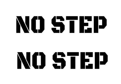Step aufkleber sticker - 2x,