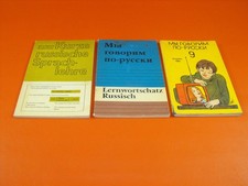 Lernwortschatz russisch russische Sprachlehre Lehrbuch Kl 9 3 Stück DDR