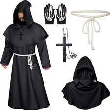 Mönch Kostüm Herren Karneval
