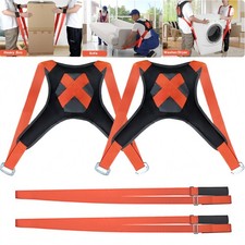 4 x Tragegurte Umzug Möbel Shoulder Dolly Set 400 KG Tragehilfe Möbeltransport