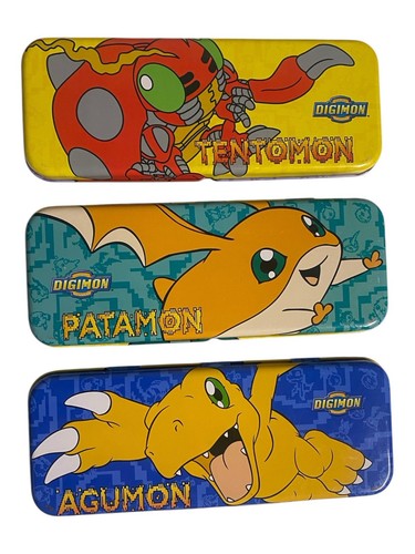 Digimon stiftedose agumon - 3x,
