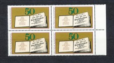 Bund BRD postfrisch VB Viererblock V-Block 1054 Losungsbuch