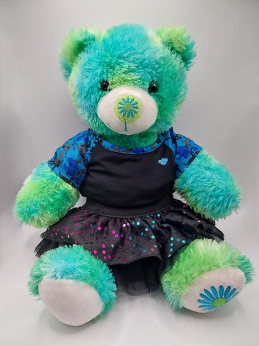 Build bear tie dye - bear, green