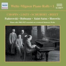 Paderewski - Welte-Mignon Piano Rolls Vol. 1