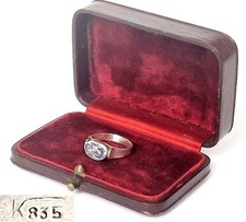 Ring Bandring mit Naturstein