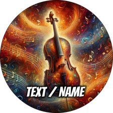 Violine geige tortenaufleger - violine,