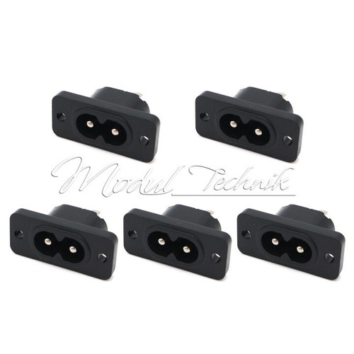 5pcs ac250v power socket - 2.5a,