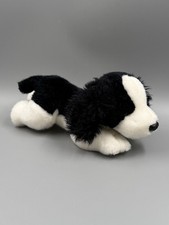 Kuschelwuschel Karstadt Border Collie Hund liegend Stofftier Plüsch 25 cm