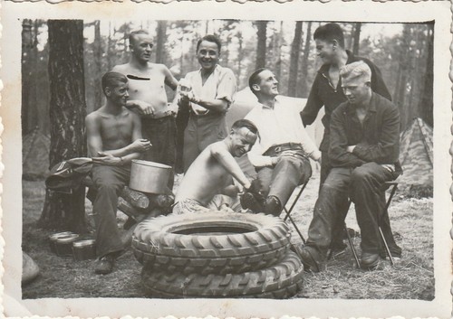 Vintage foto junge - vintage,