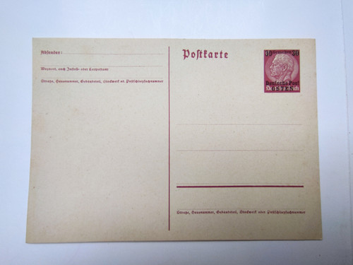 Postkarte groschen - 30,