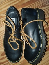 Molt´s Boots Damen schuhe Halbschuhe Gr.37 schwarz  3 Loch Leder made in Spain