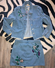 Denim H &M Anzug Damen Kostüm