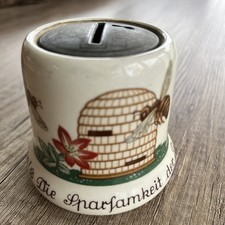 Porzellan Spardose Biene