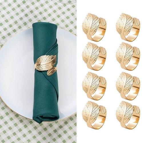 Goldfarbene serviettenringe - goldfarbene,
