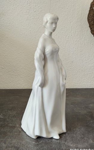 Porzellanfigur sängerin - porzellanfigur,