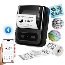 Phomemo M102 Tragbarer Thermoetikettendrucker Bluetooth Barcode Aufkleber Maker