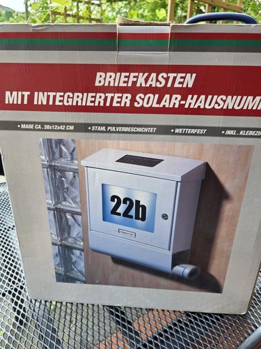Briefkasten stahl silber - stahl,