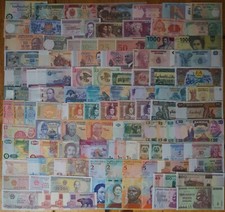 100 verschiedene banknoten - verschiedene,