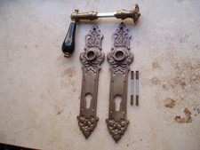 Haustürbeschlag Antikladl PZ 92 Langschild Griffe Türdrücker Gründerzeit H5A++