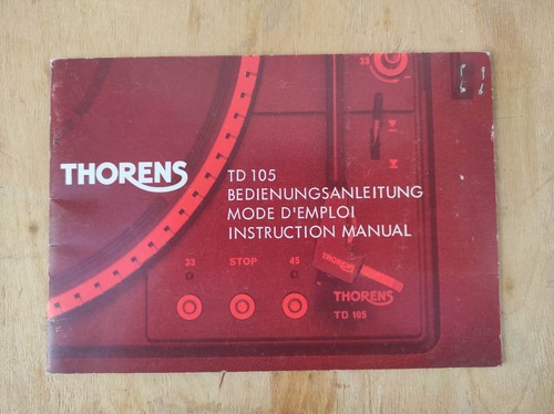 Thorens td105 - thorens,