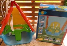 Kinderschaukel Babyschaukel Gartenschaukel Outdoor 3in1 mitwachsend umbaubar 