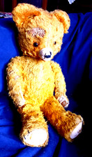 antiker geliebter Teddybär