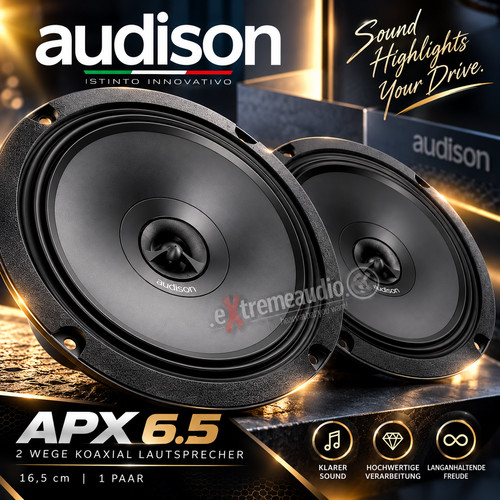 Audison apx koaxial - audison, 6.5