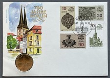 Numisbrief DDR  - 750 Jahre