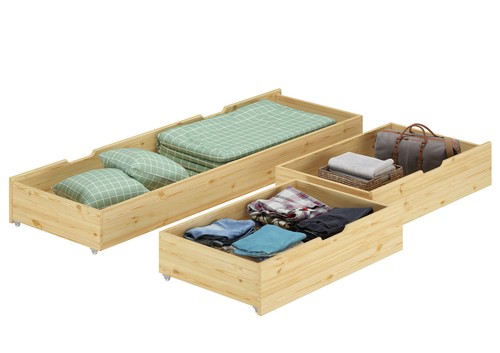Bettkasten set teilig kiefer - bettkasten-set,