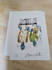 Georg Baselitz signiert Rarer Druck handsigned Unterschrift Autogramm Signatur