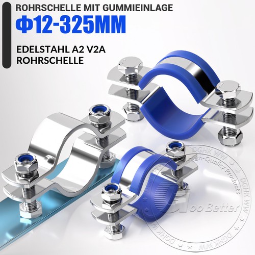 Edelstahl rohrschellen - edelstahl,
