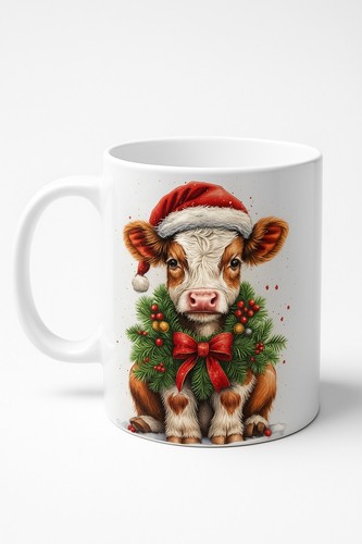 Tasse weihnachten kuh - weihnachten,