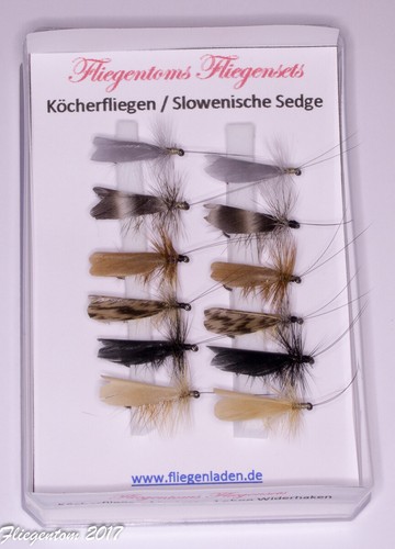 Set mit trockenfliegen - trockenfliegen,