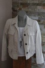 Opus kurze Jacke/Overshirtjacke Gr. 36/38 S/M natur/sand topp